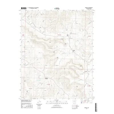 2017 Map of Marcella, 2017 Print