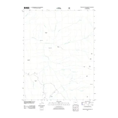 2011 Map of Marcellina Mountain, 2011 Print