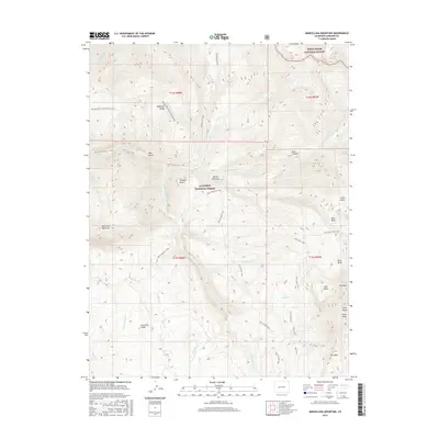 2016 Map of Marcellina Mountain, 2016 Print