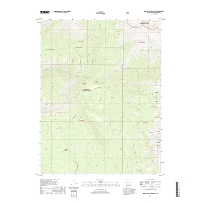 2019 Map of Marcellina Mountain, 2019 Print