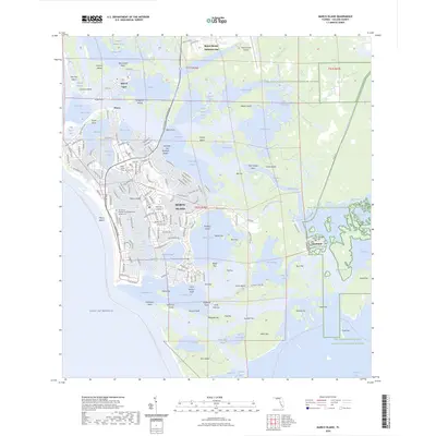 2024 Map of Marco Island, 2024 Print