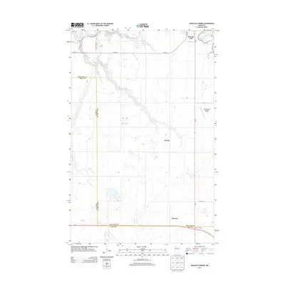 2013 Map of Marcoux Corners, 2013 Print