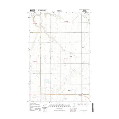 2016 Map of Marcoux Corners, 2016 Print