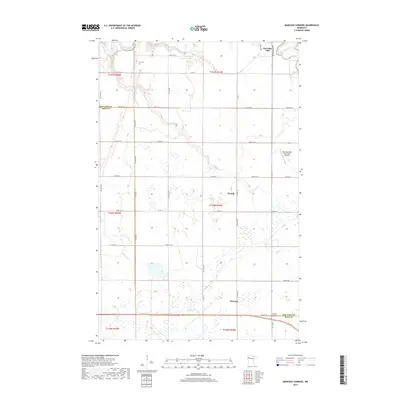 2019 Map of Marcoux Corners, 2019 Print