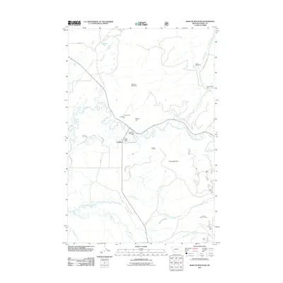 2011 Map of Marcum Mountain, 2011 Print