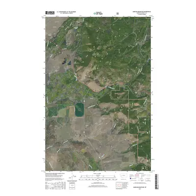 2017 Map of Marcum Mountain, 2017 Print