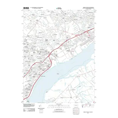 2011 Map of Marcus Hook, 2011 Print