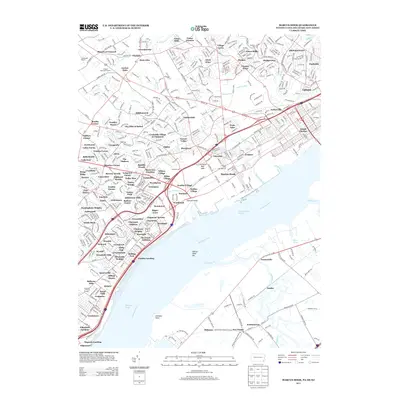 2013 Map of Marcus Hook, 2013 Print