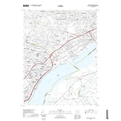 2019 Map of Marcus Hook, 2019 Print