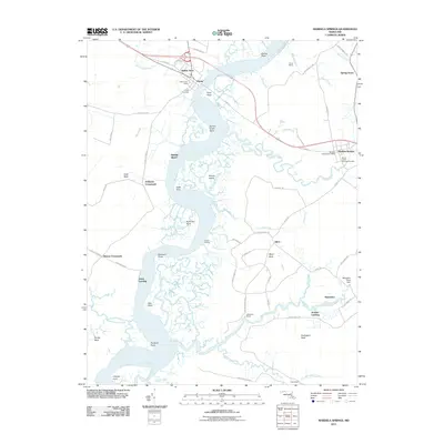 2011 Map of Mardela Springs, 2011 Print
