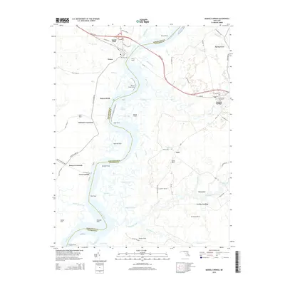 2014 Map of Mardela Springs, 2014 Print