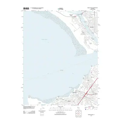 2012 Map of Mare Island, 2012 Print
