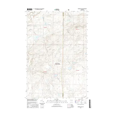 2015 Map of Marengo Lake, 2015 Print