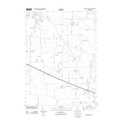 2012 Map of Marengo South, 2012 Print