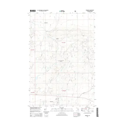 2014 Map of Marenisco, 2014 Print