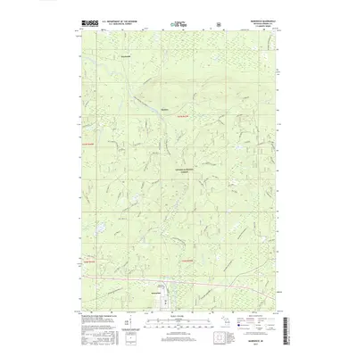 2017 Map of Marenisco, 2017 Print