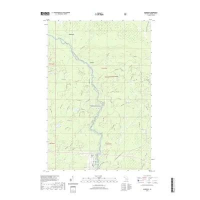 2019 Map of Marenisco, 2019 Print