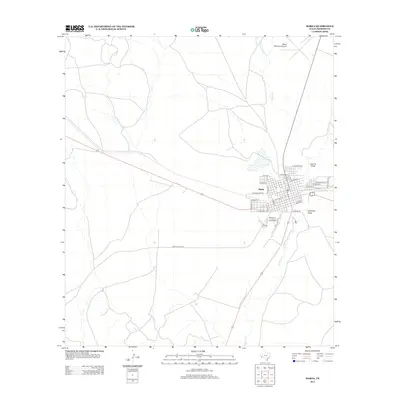 2012 Map of Marfa, 2012 Print