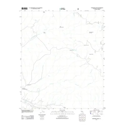 2012 Map of Margarita Peak, 2012 Print