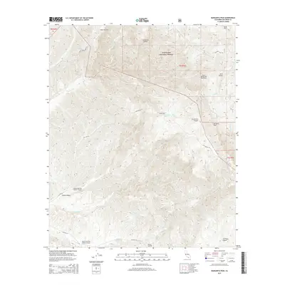 2015 Map of Margarita Peak, 2015 Print