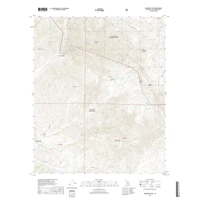 2018 Map of Margarita Peak, 2018 Print