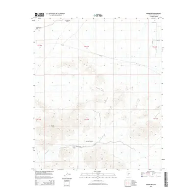 2014 Map of Margies Peak, 2014 Print