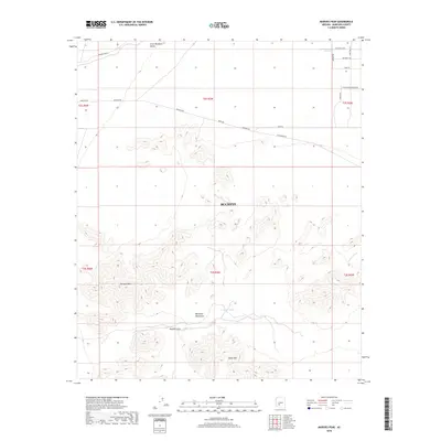 2018 Map of Margies Peak, 2018 Print