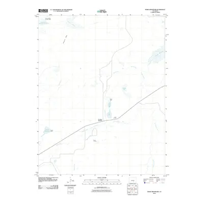 2010 Map of Maria Reservoir, 2010 Print