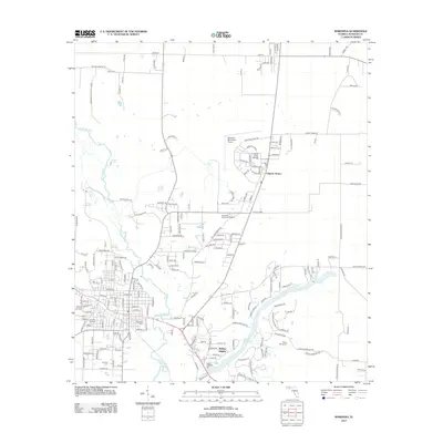 2012 Map of Marianna, 2012 Print