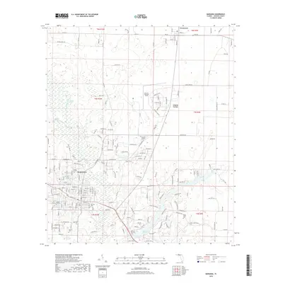 2018 Map of Marianna, 2018 Print