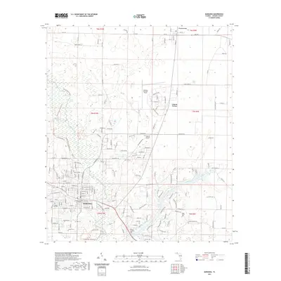 2021 Map of Marianna, 2021 Print
