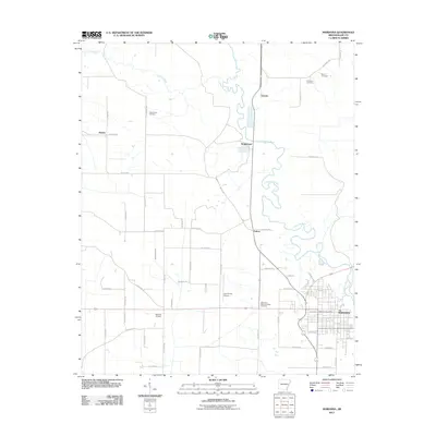 2011 Map of Marianna, 2011 Print