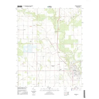 2017 Map of Marianna, 2017 Print