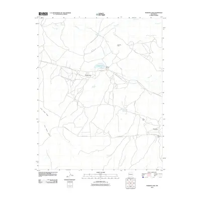 2010 Map of Mariano Lake, 2010 Print