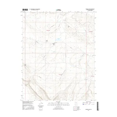 2017 Map of Mariano Lake, 2017 Print
