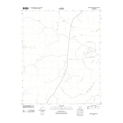 2010 Map of Mariano Springs, 2010 Print