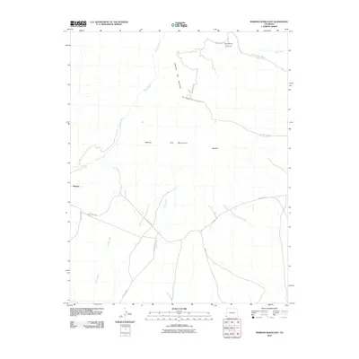 2010 Map of Mariano Wash East, 2010 Print