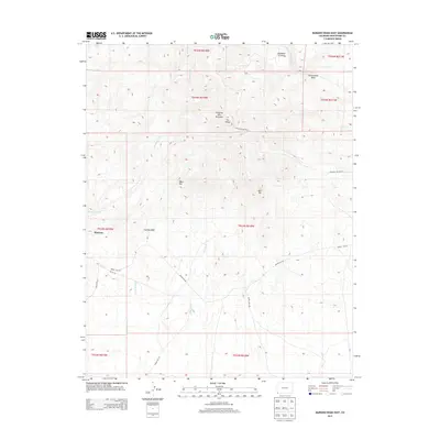 2013 Map of Mariano Wash East, 2013 Print