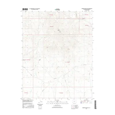 2016 Map of Mariano Wash East, 2016 Print