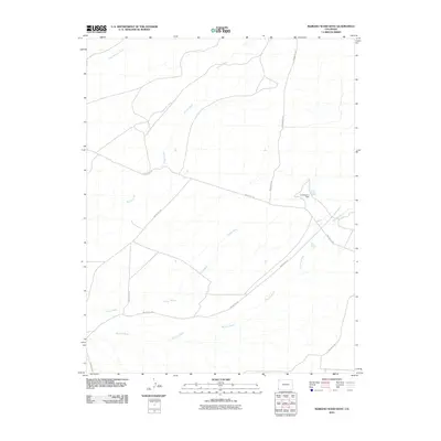 2010 Map of Mariano Wash West, 2010 Print