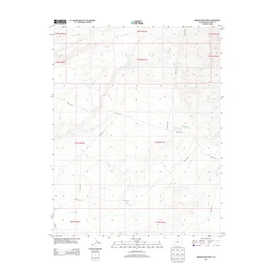 2013 Map of Mariano Wash West, 2013 Print