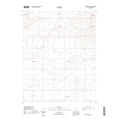 2019 Map of Mariano Wash West, 2019 Print