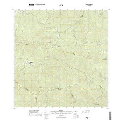 2018 Map of Maricao, 2018 Print