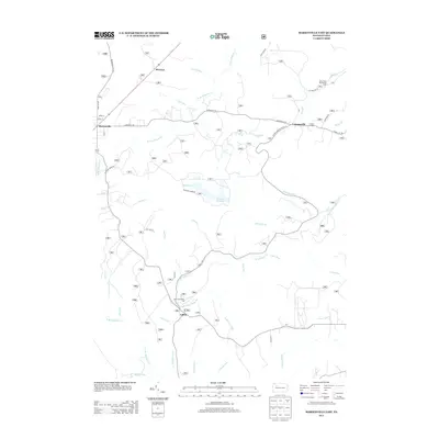 2013 Map of Marienville East, 2013 Print