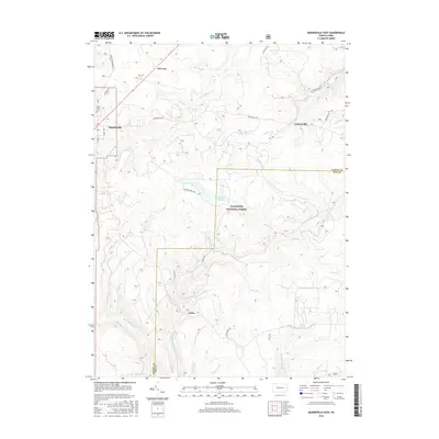 2016 Map of Marienville East, 2016 Print
