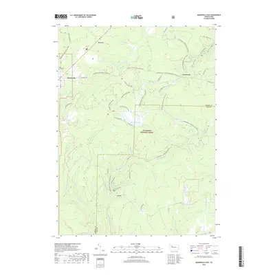 2019 Map of Marienville East, 2019 Print