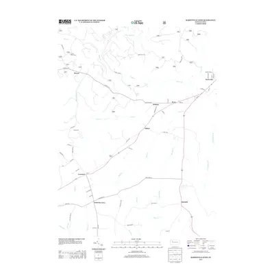 2013 Map of Marienville West, 2013 Print