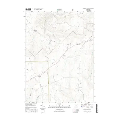 2016 Map of Marienville West, 2016 Print