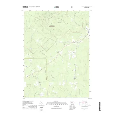 2019 Map of Marienville West, 2019 Print
