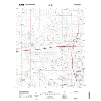 2018 Map of Marietta, 2018 Print